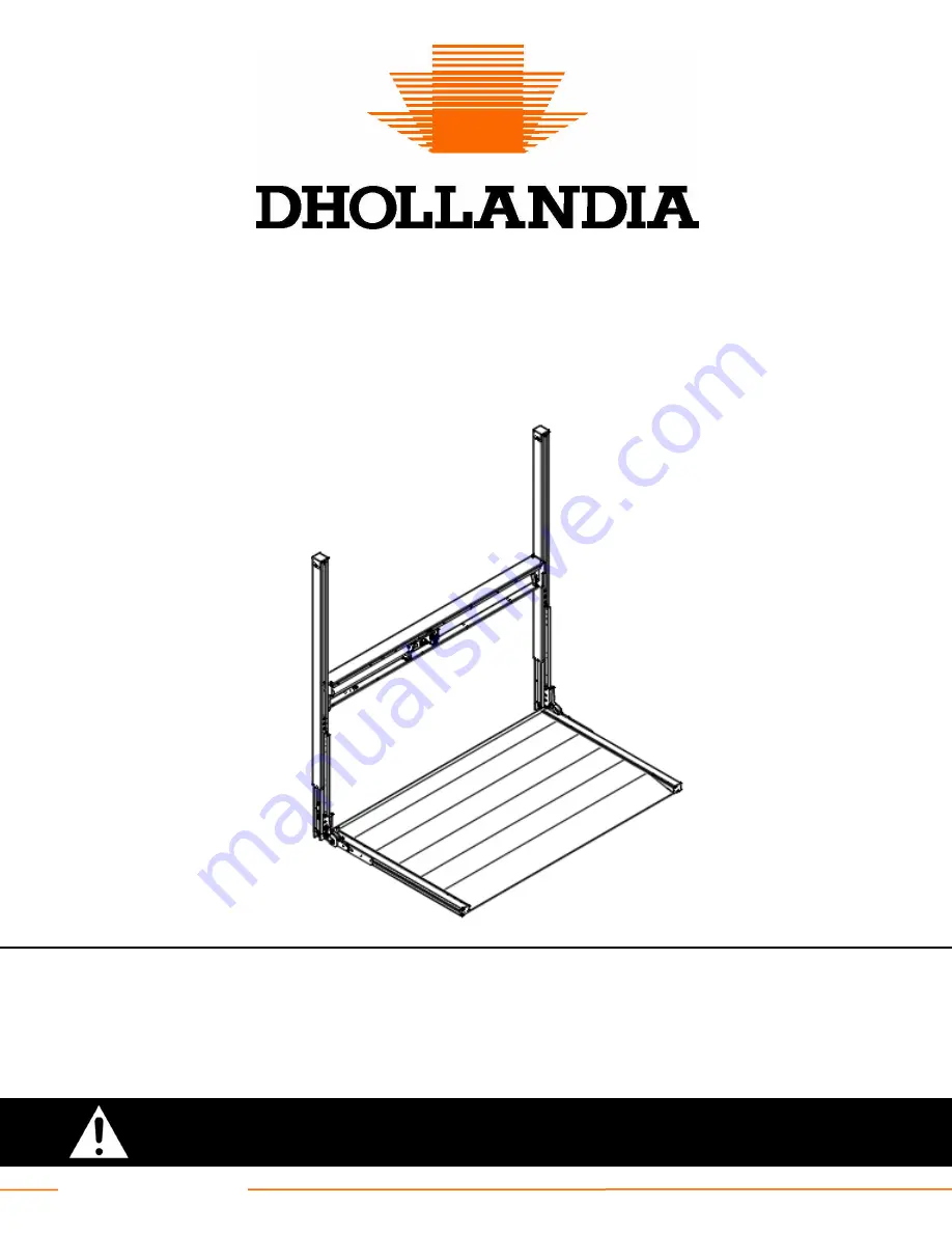 Dhollandia DH-VO.07.K9 Скачать руководство пользователя страница 1