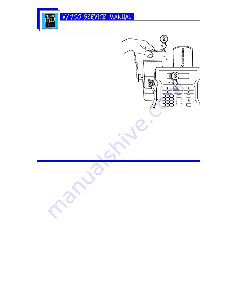 Diagraph I.V./700 Service Manual Download Page 14