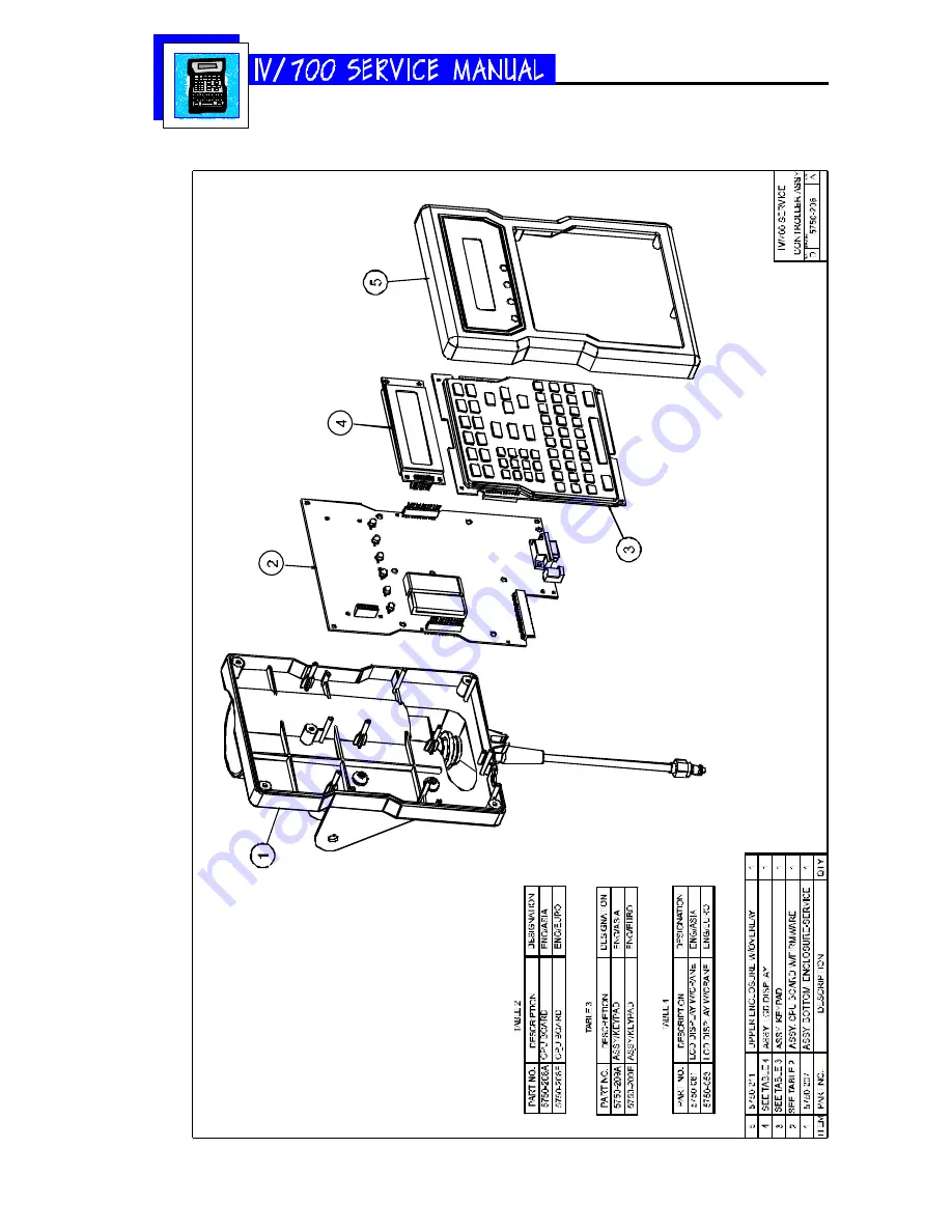 Diagraph I.V./700 Скачать руководство пользователя страница 31