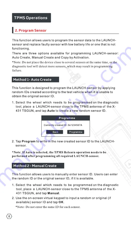 Diagtools X-431 TSGUN Скачать руководство пользователя страница 13