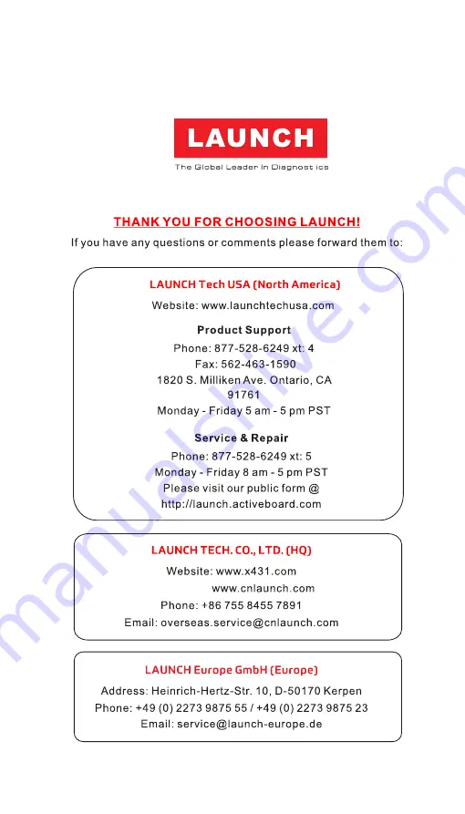 Diagtools X-431 TSGUN User Manual Download Page 18