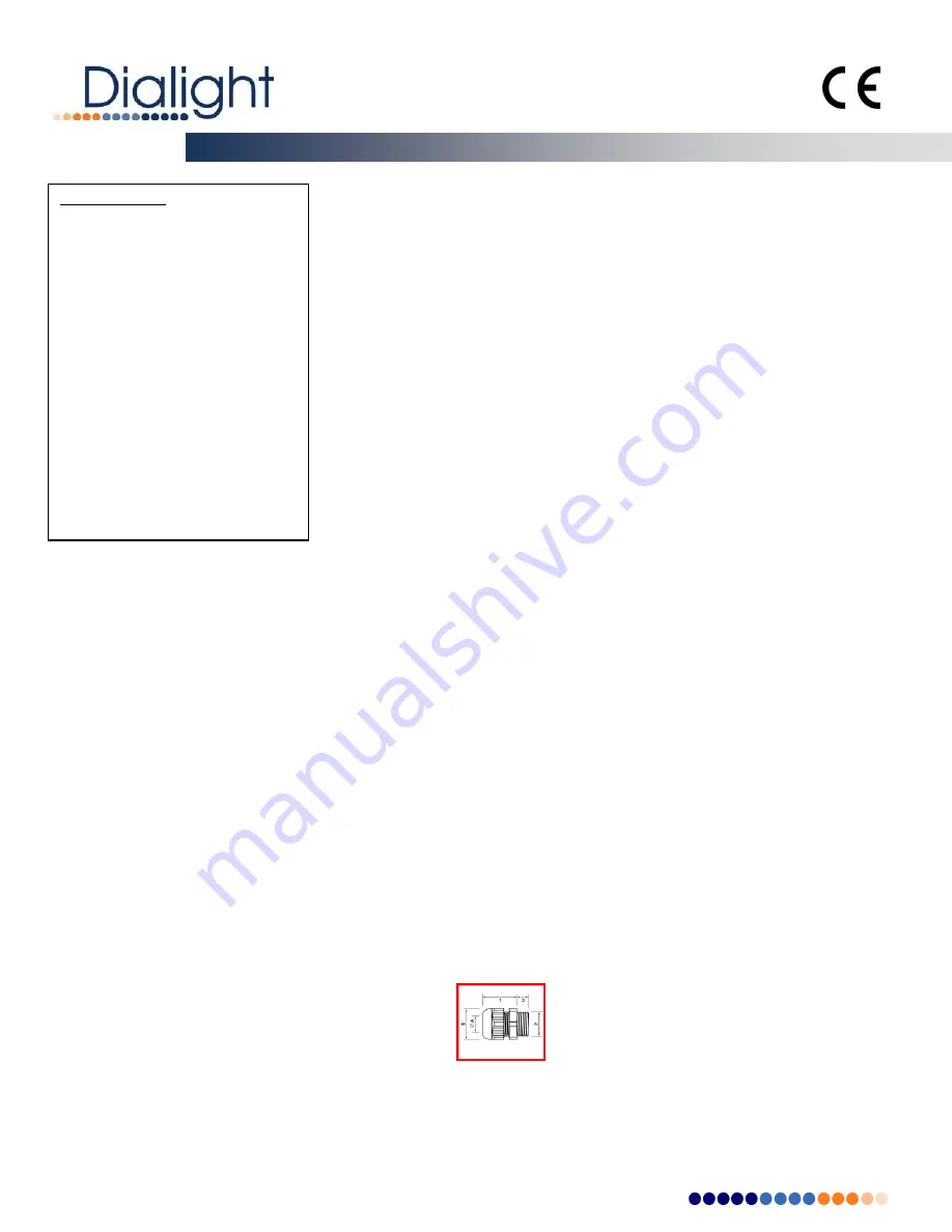 Dialight DuroSite Operating Instructions Manual Download Page 5