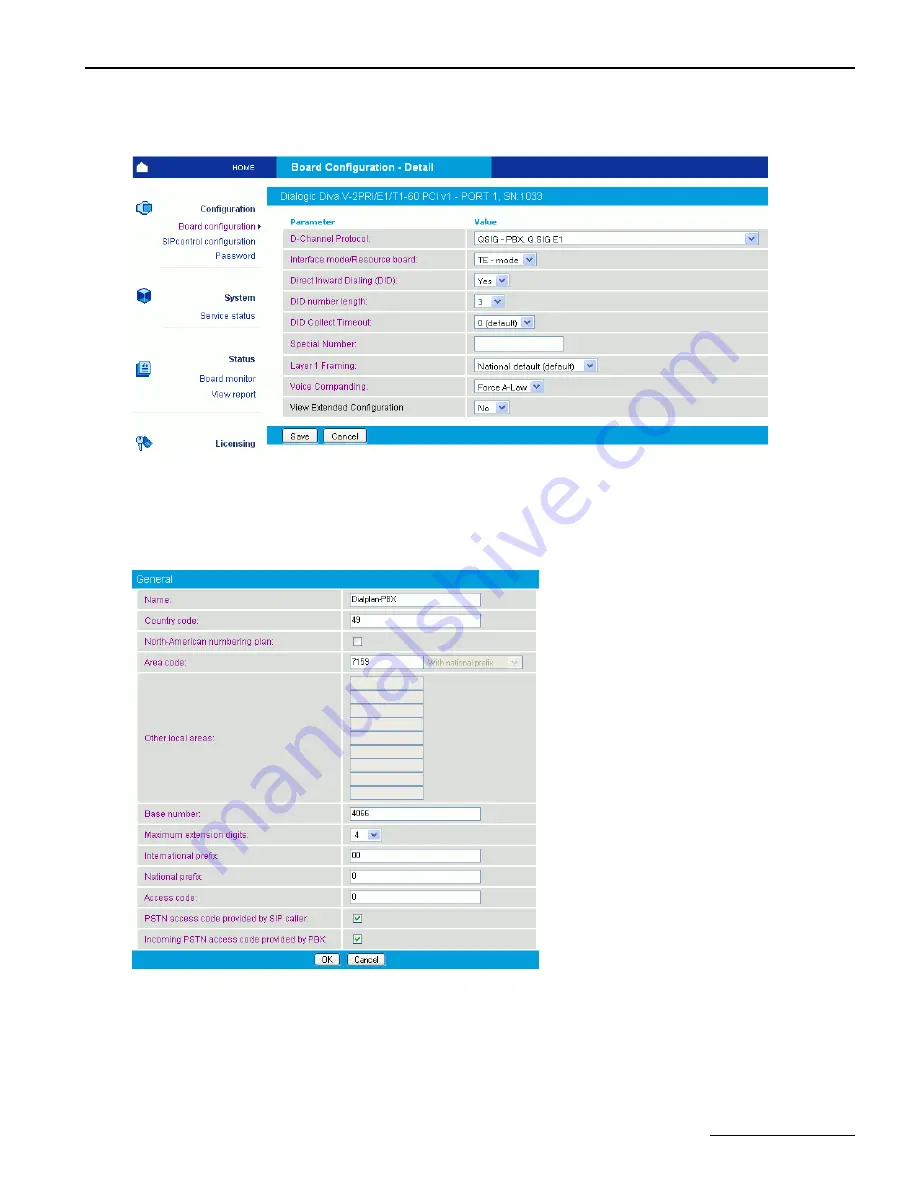 Dialogic 4000 Media Gateway Series Reference Manual Download Page 63