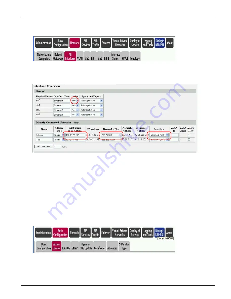 Dialogic BN500IP Скачать руководство пользователя страница 25