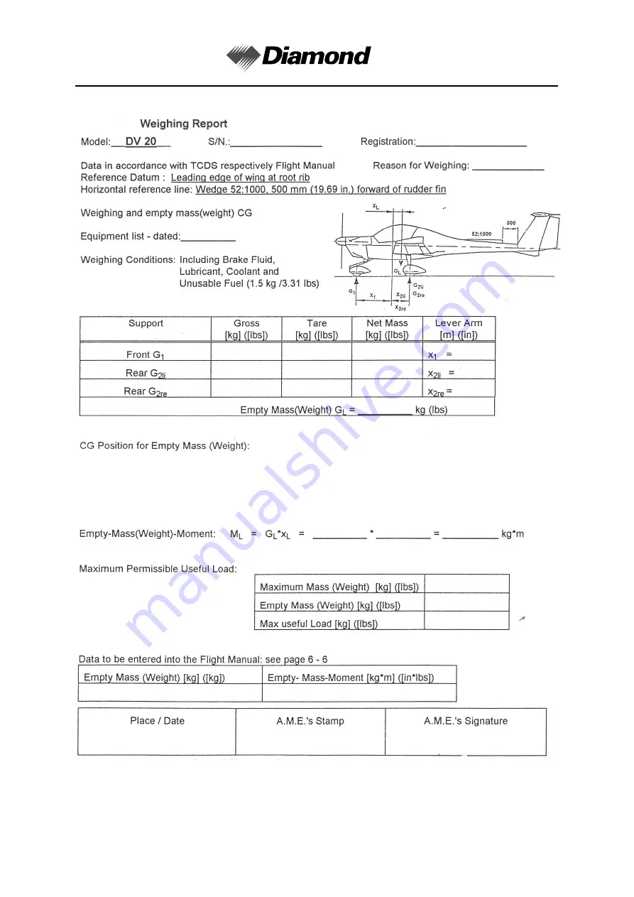 Diamond Aircraft DV 20 KATANA Maintenance Manual Download Page 173