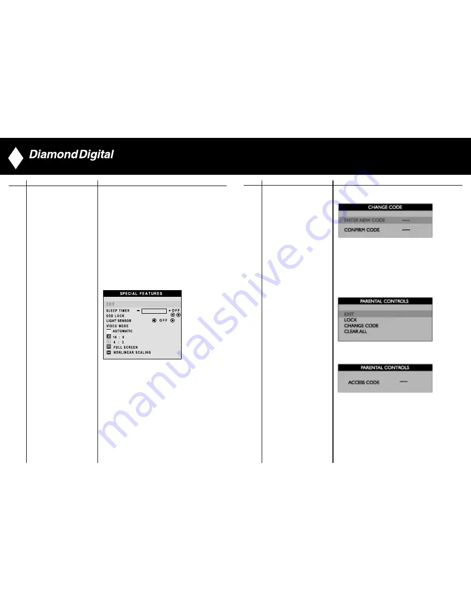 Diamond Digital DV300 Instruction Manual Download Page 22