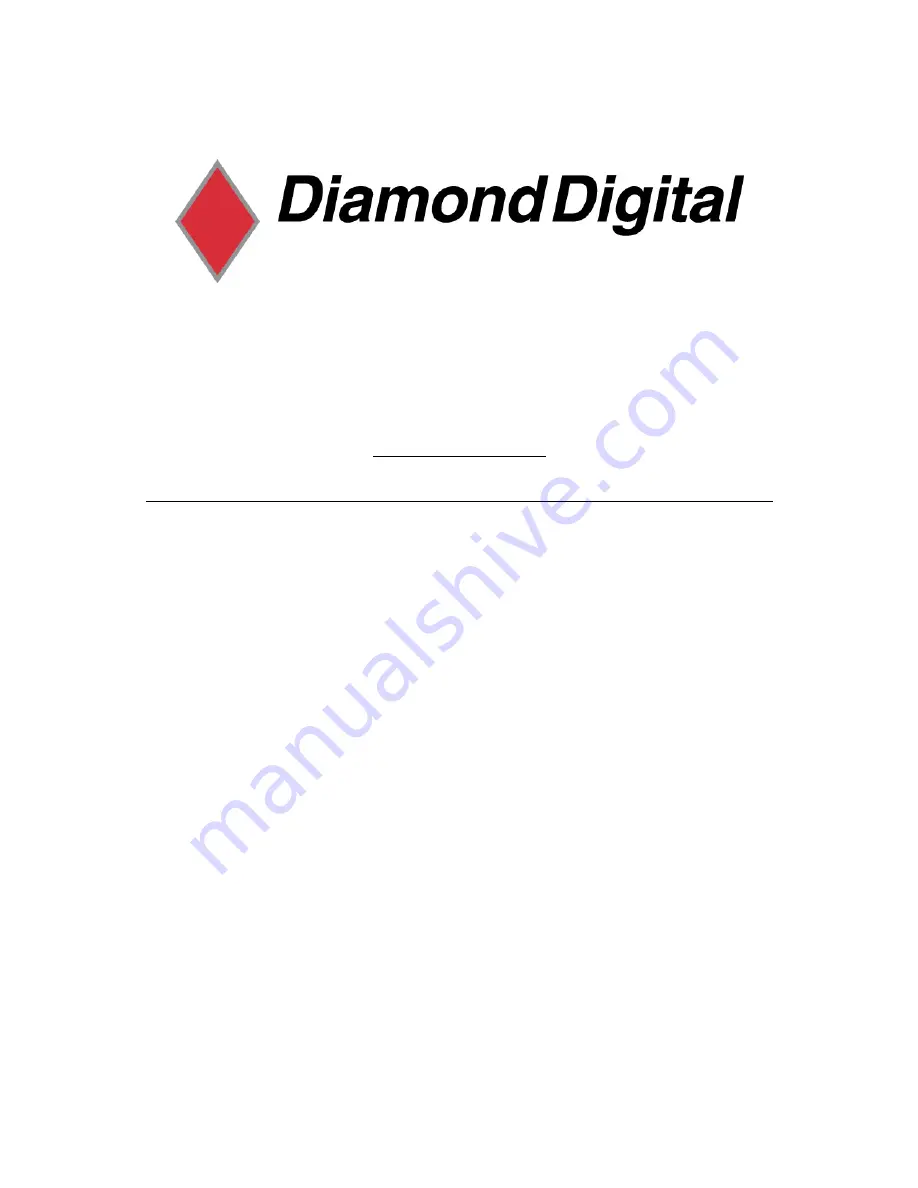 Diamond Digital DV321 User Manual Download Page 1