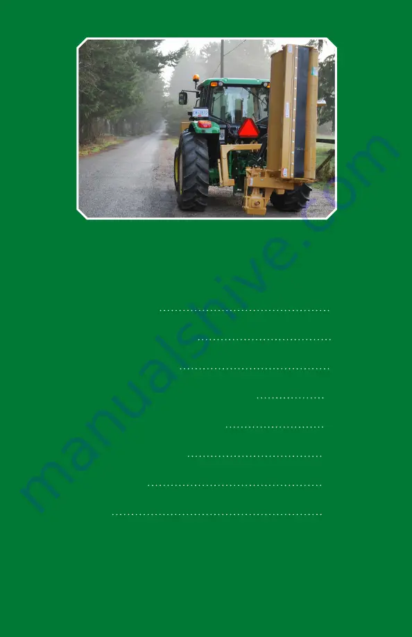 diamond mowers Rear Swing Flail Operator'S Manual Download Page 5