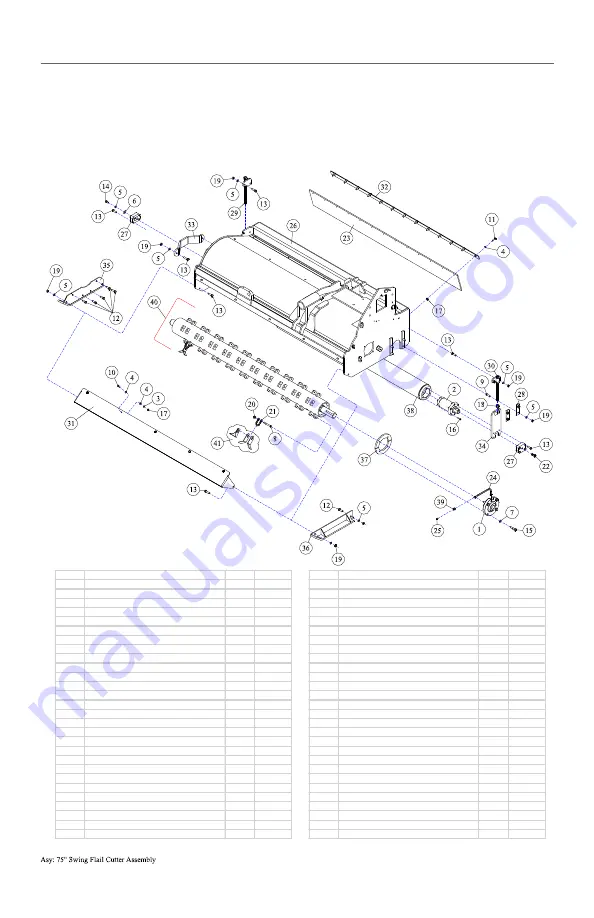 diamond mowers Rear Swing Flail Operator'S Manual Download Page 42