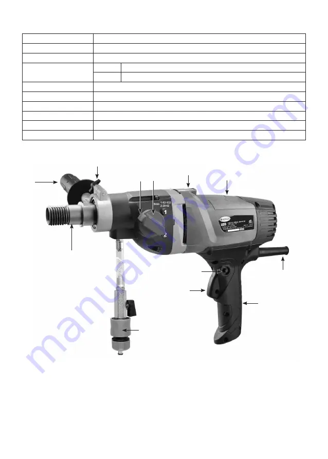 Diamond Products CB515 Operator'S Manual Download Page 4