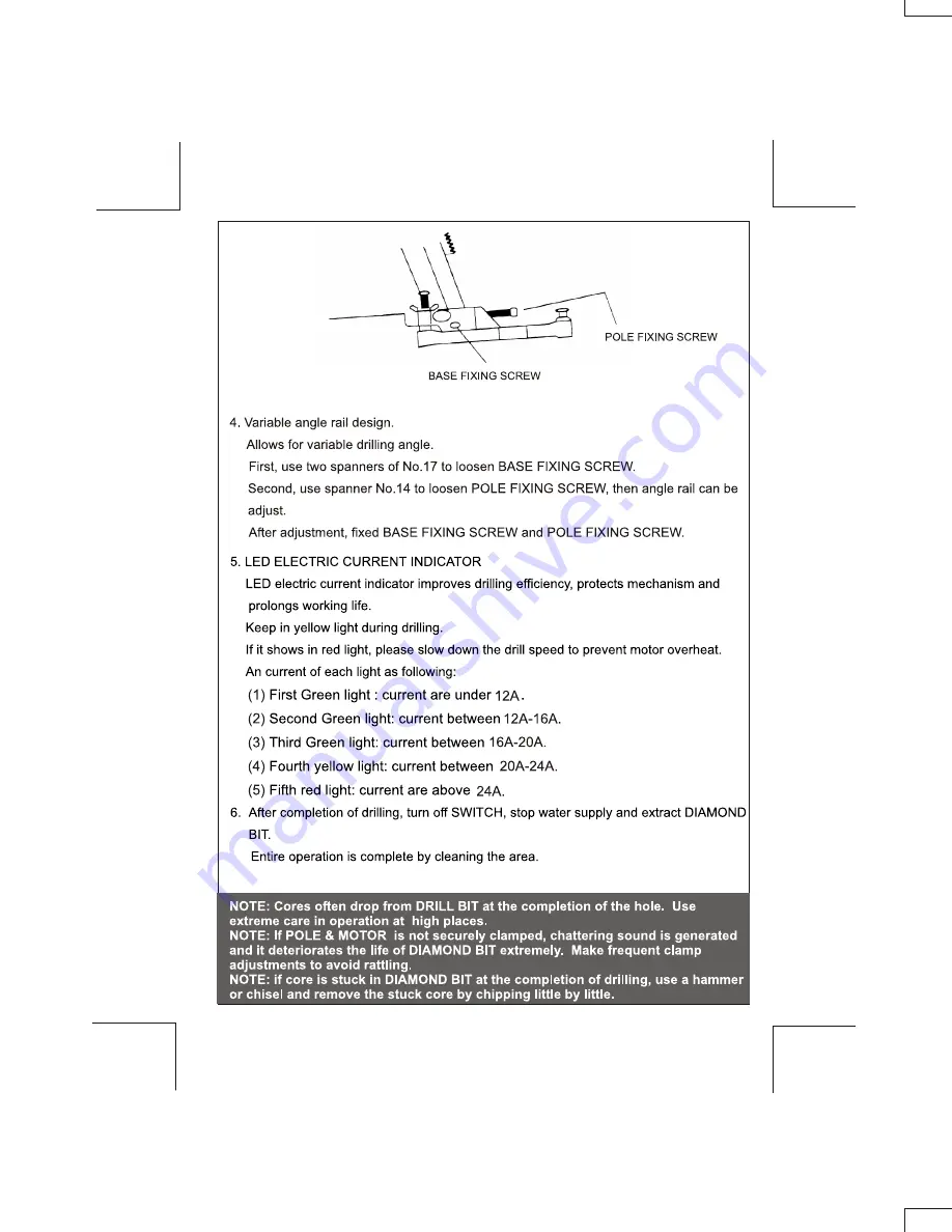 Diamond Products MIAA-15 Operation Manual Download Page 24