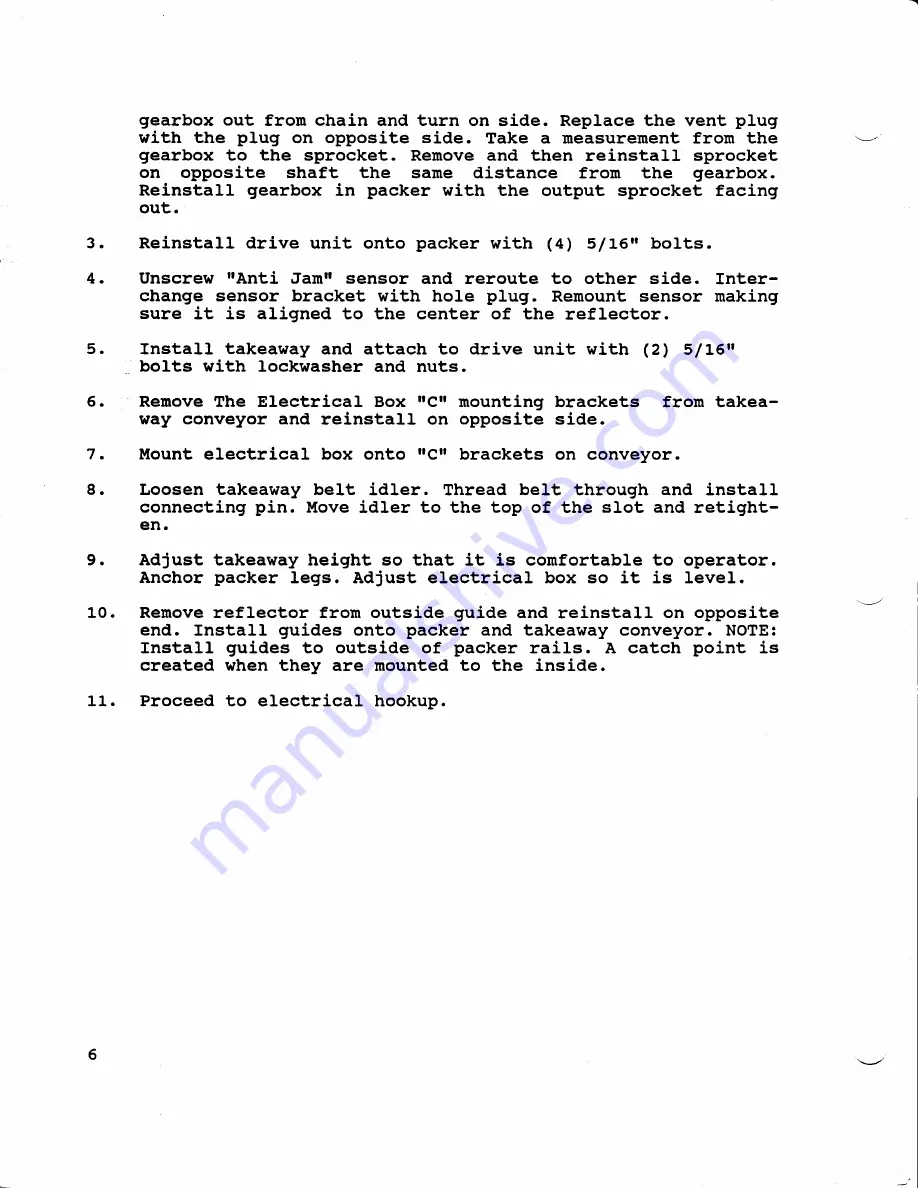 Diamond Systems 70 CPH FARMPACKE Manual Download Page 11