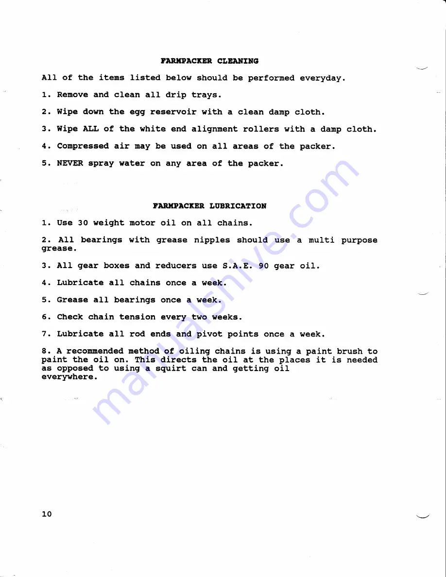 Diamond Systems 70 CPH FARMPACKE Manual Download Page 15