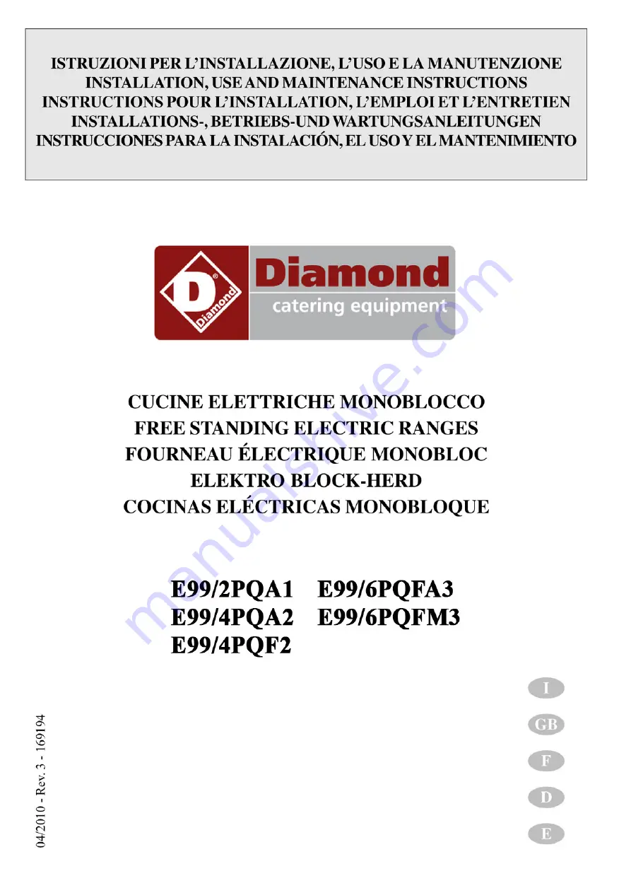 Diamond BE6FM Manual Download Page 2