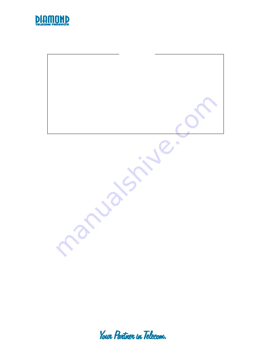 Diamond DIA-245 User Manual And Installation Manual Download Page 6