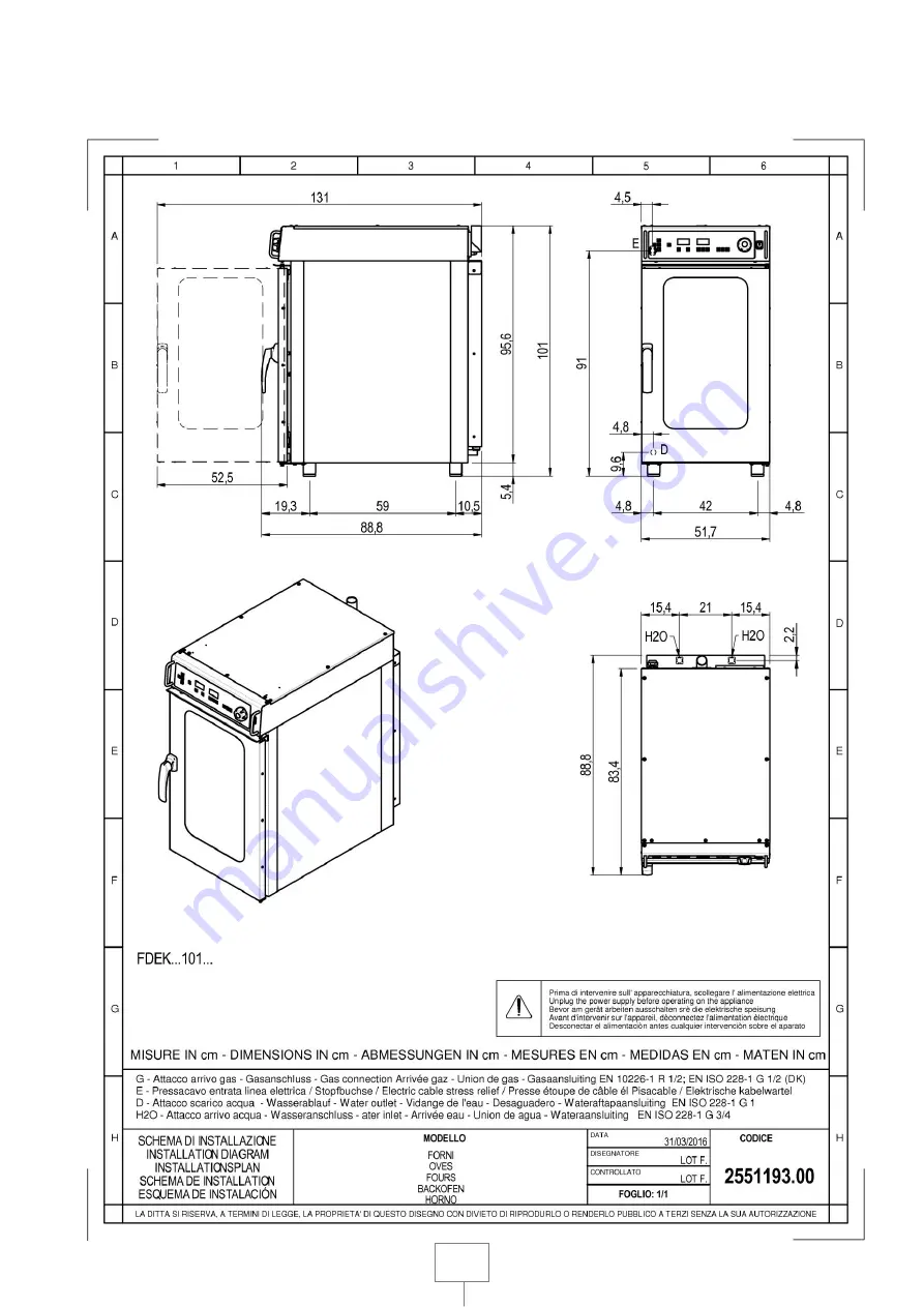 Diamond FVS-1011 Installation, Use And Maintenance Manual Download Page 22