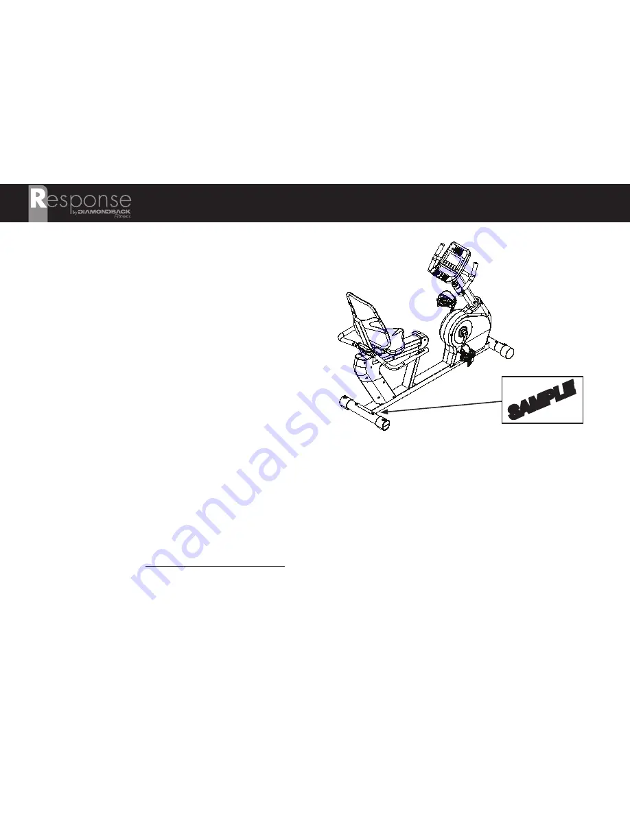 Diamondback Response R8c Owner'S Manual Download Page 2