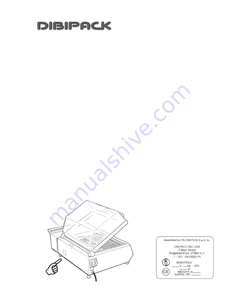 Dibipack BABYPACK 1217 Instruction Book Download Page 17