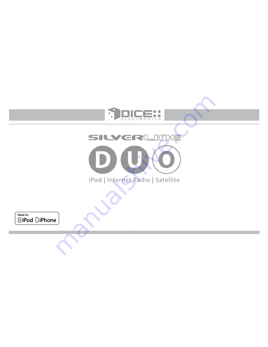 DICE Silverline DUO Installation Manual & User Manual Download Page 1