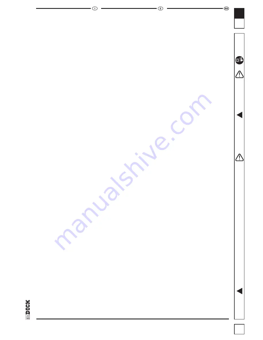 Dick KL-205 Operating Instructions Manual Download Page 29