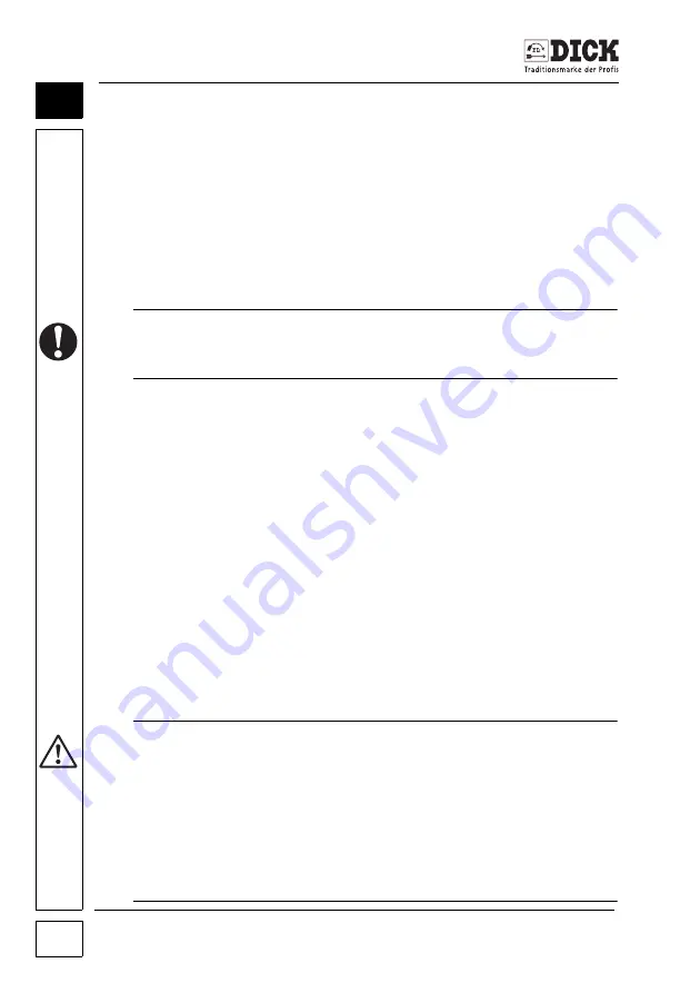 Dick SM-200 TE Operating Instructions Manual Download Page 52