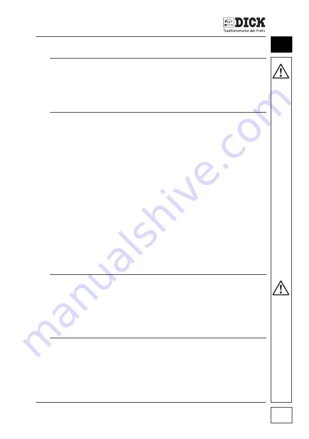 Dick SM-200 TE Operating Instructions Manual Download Page 73