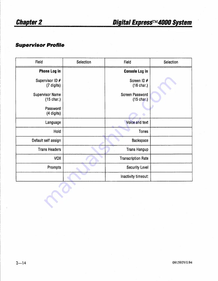 Dictaphone Digital Express DX4000 Operator'S Manual Download Page 46