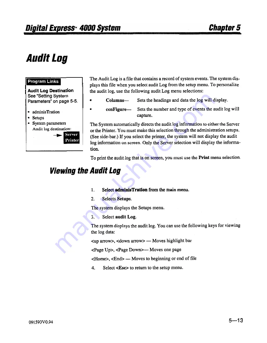 Dictaphone Digital Express DX4000 Operator'S Manual Download Page 93