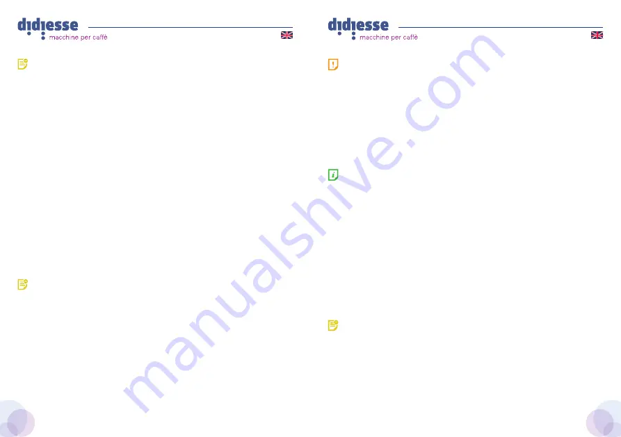 DIDIESSE DIDI Instructions For Use And Maintenance Manual Download Page 14