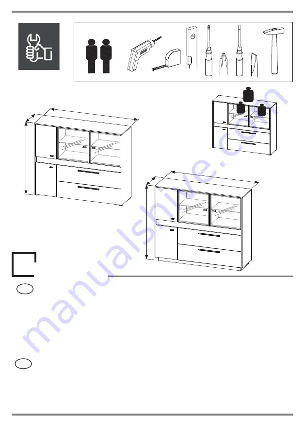 Die Hausmarke 630105 Assembly Instructions Manual Download Page 1