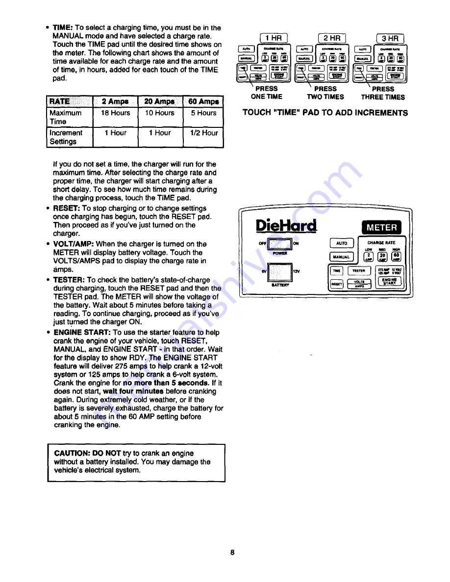 DieHard 200.71232 Owner'S Manual Download Page 8