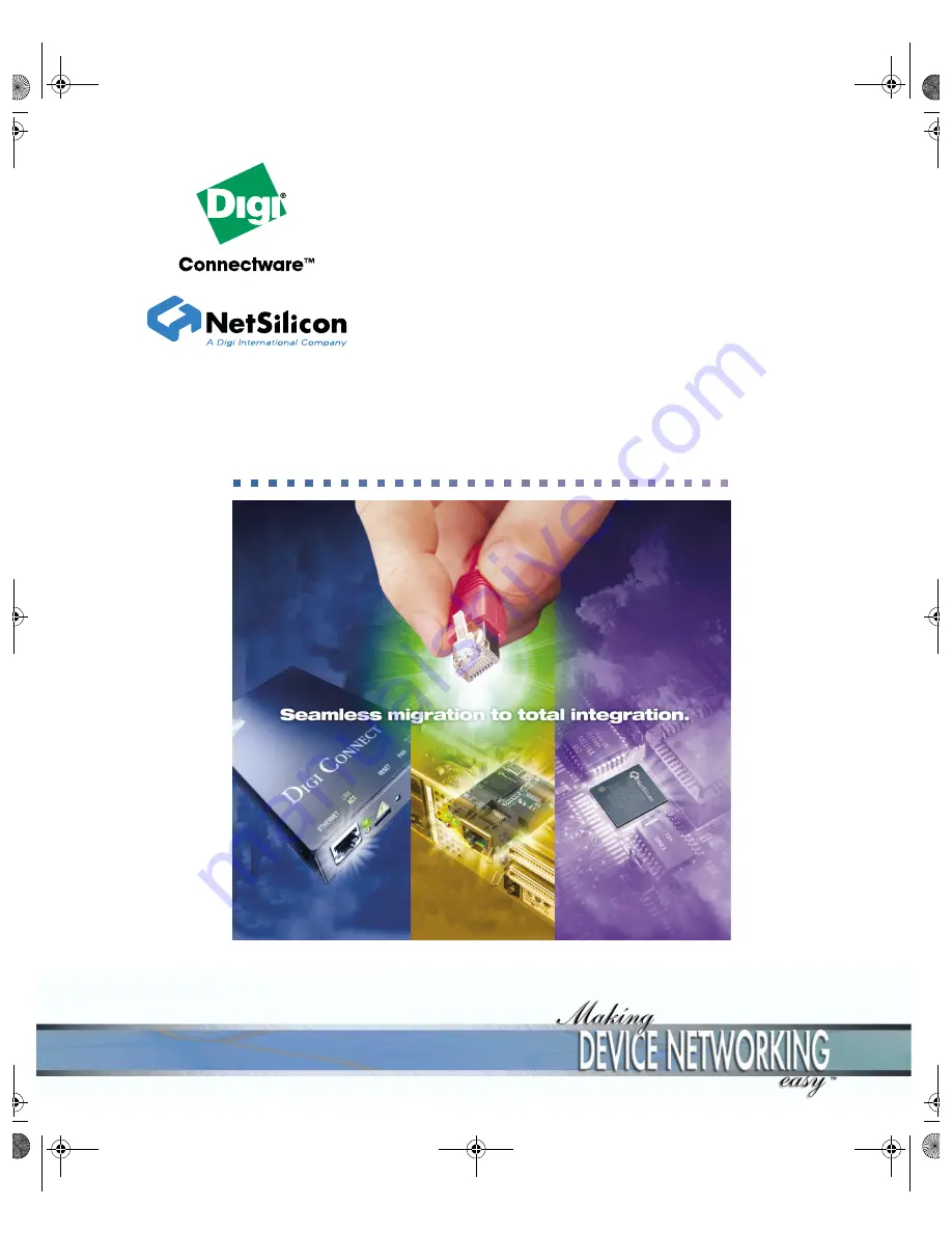 Digi NetSilicon Connectware Connect Series User Manual Download Page 1