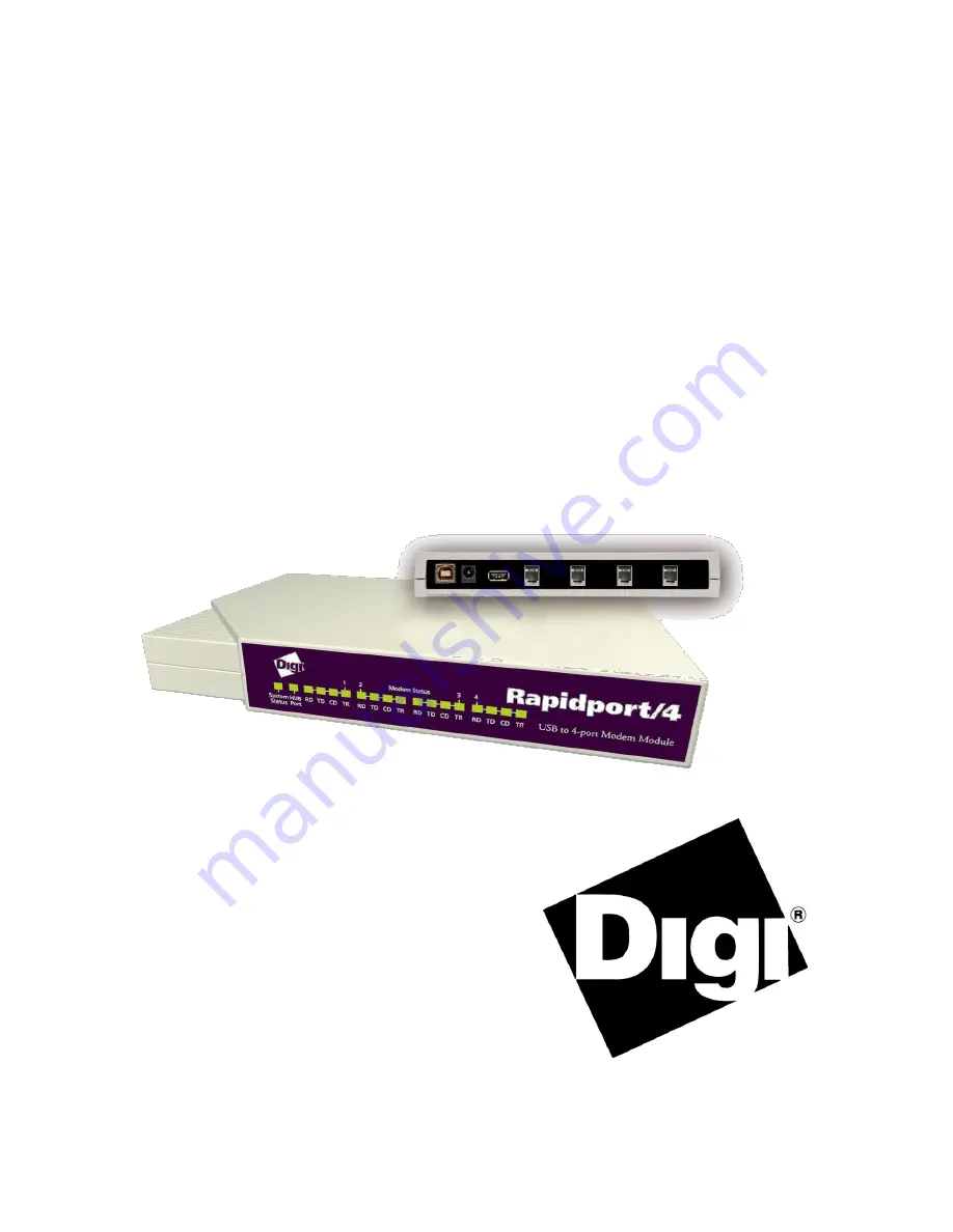 Digi Rapidport Installation Manual Download Page 1