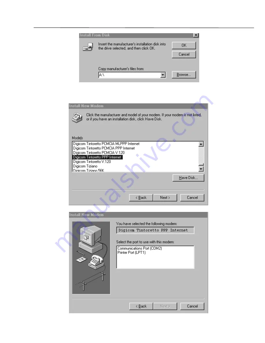 Digicom Tintoretto User Manual Download Page 9