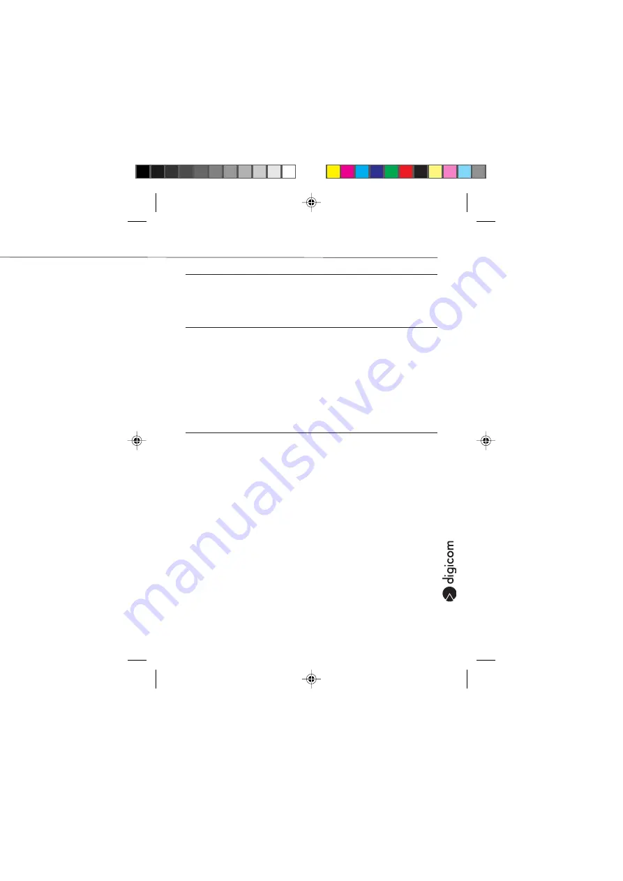 Digicom Tiziano 56 Memory User Manual Download Page 23