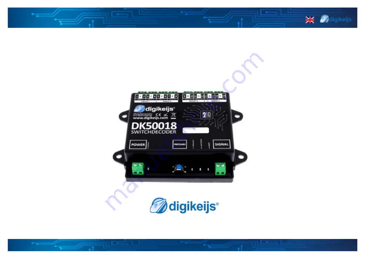 Digikeijs DK50018 Скачать руководство пользователя страница 1