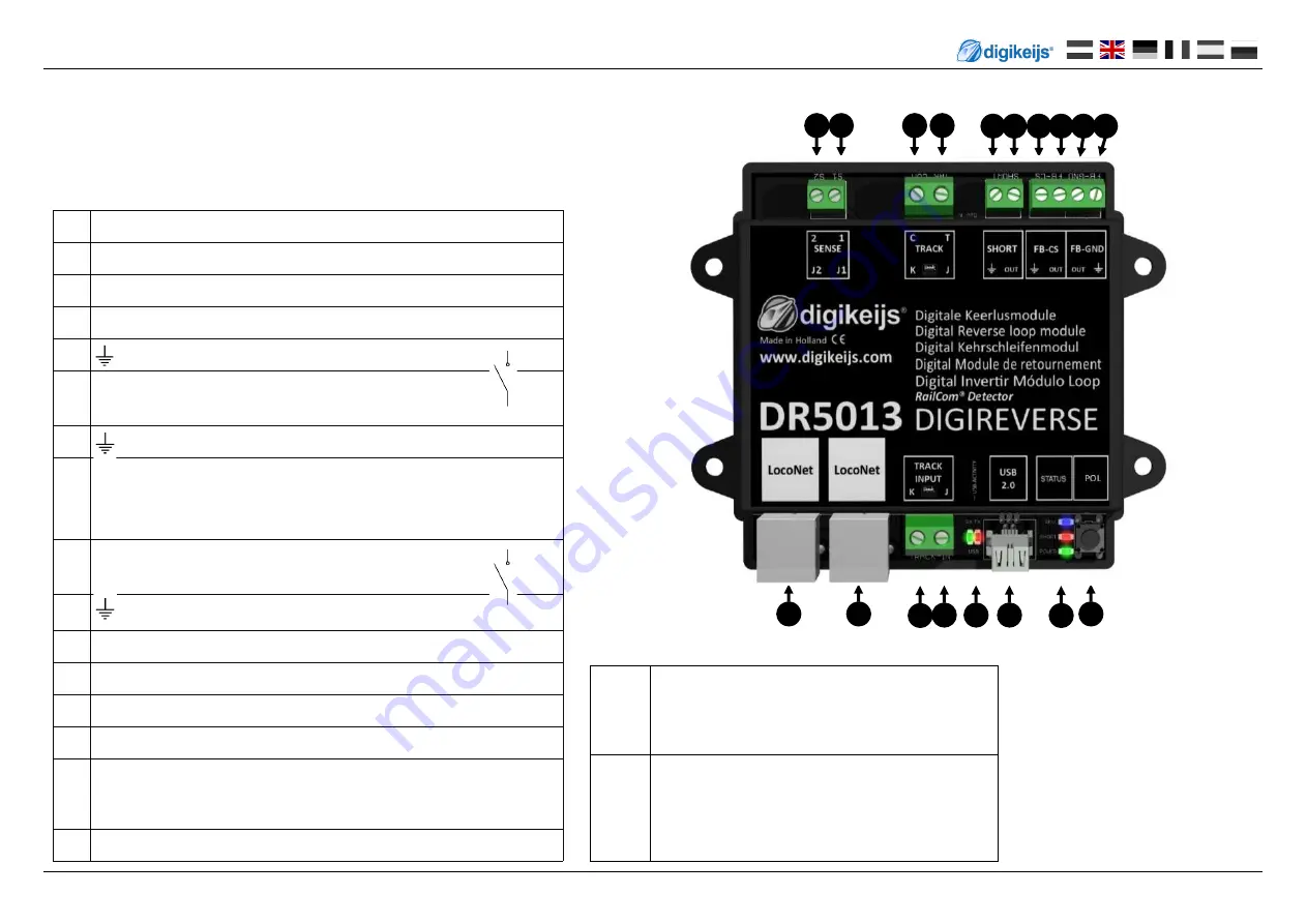 Digikeijs DR5013 DIGIREVERSE Instruction Manual Download Page 5