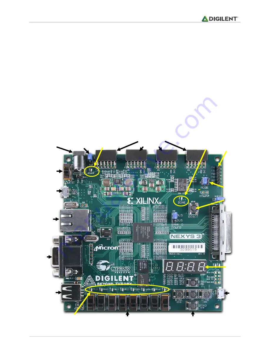 Digilent Nexys 3 Reference Manual Download Page 3