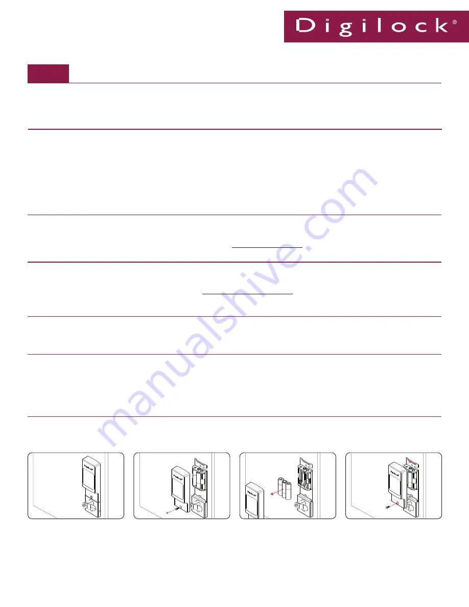 Digilock DCK1-APV1 Product Manual Download Page 4