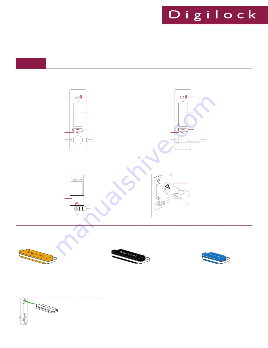 Digilock DCR1-ATV1 Product Manual Download Page 1