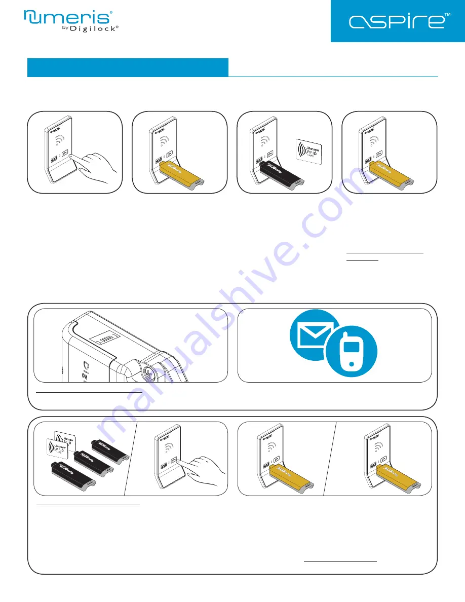 Digilock numeris aspire Скачать руководство пользователя страница 3