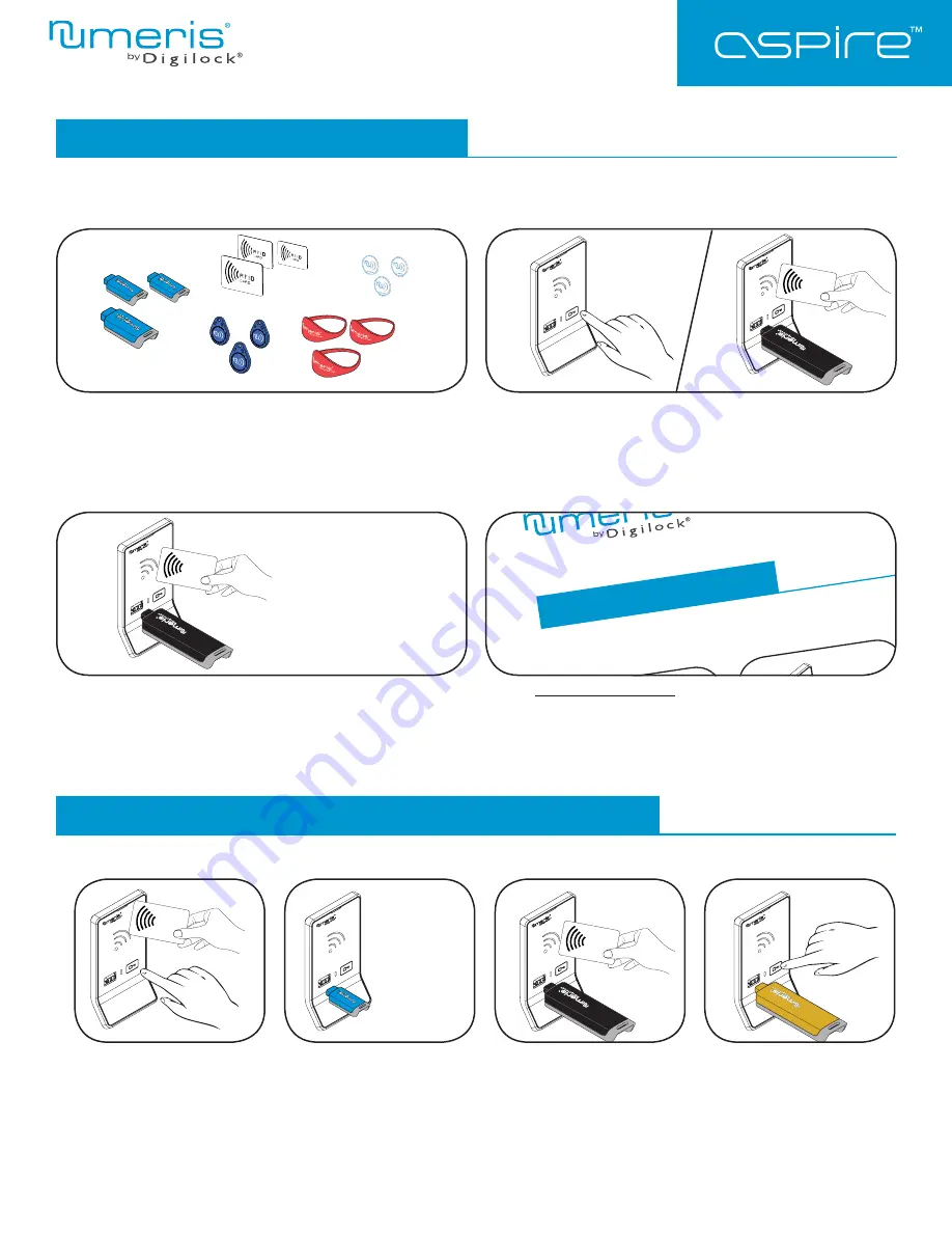 Digilock numeris aspire Скачать руководство пользователя страница 5