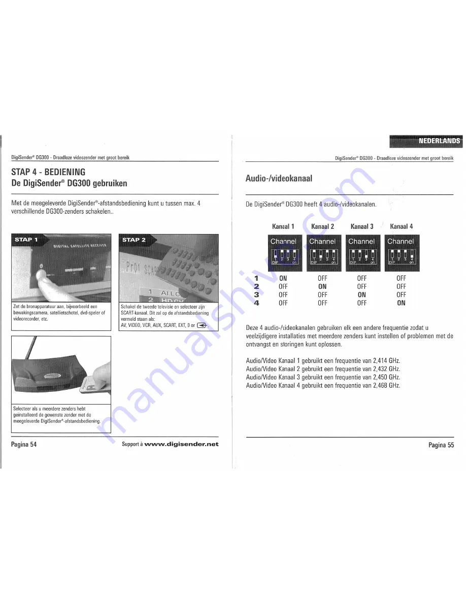 DigiSender DG300 Instruction Manual Download Page 28