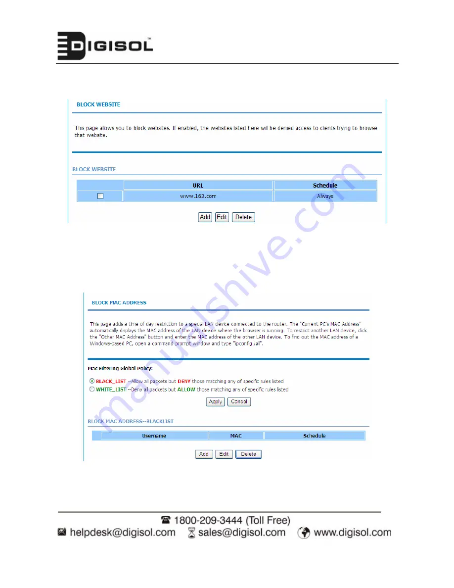 Digisol DG-BG4011N User Manual Download Page 50