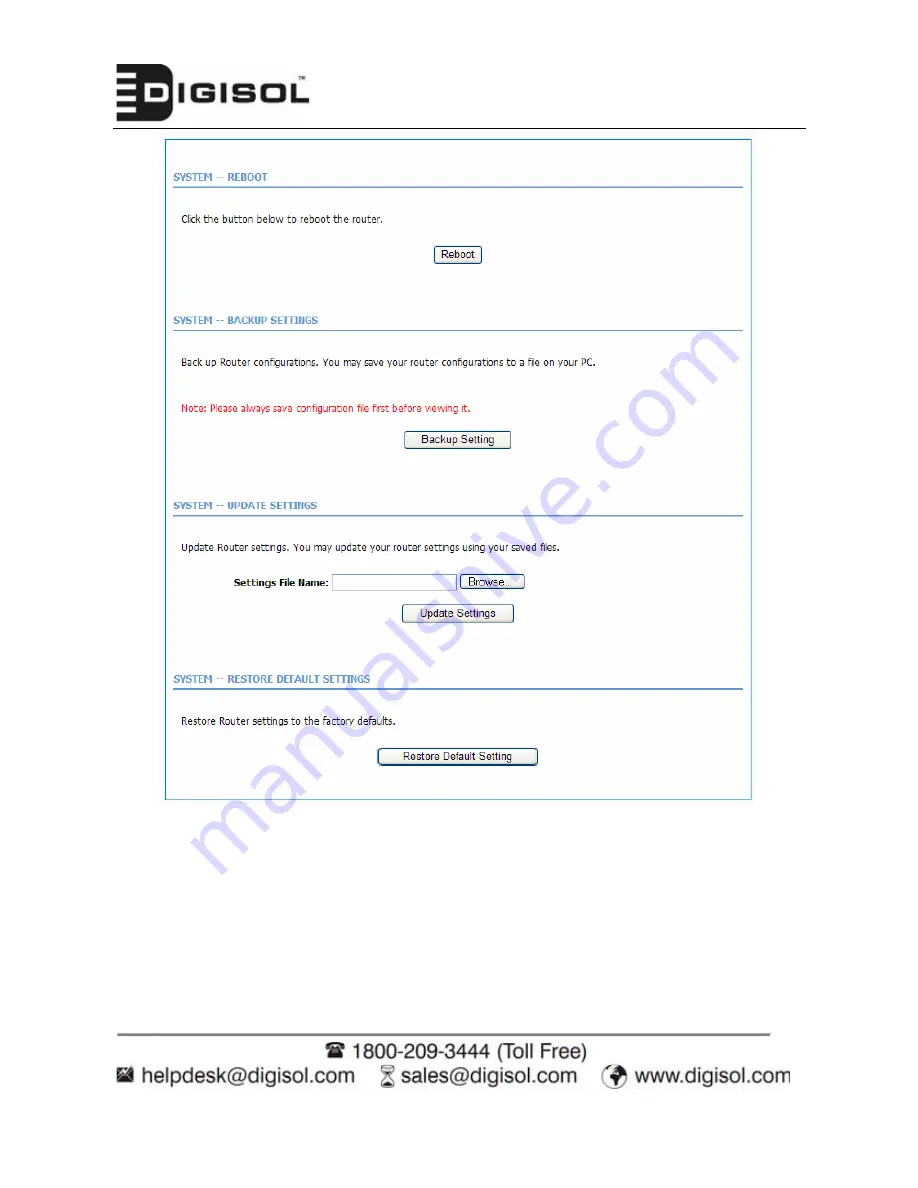 Digisol DG-BG4011N User Manual Download Page 86