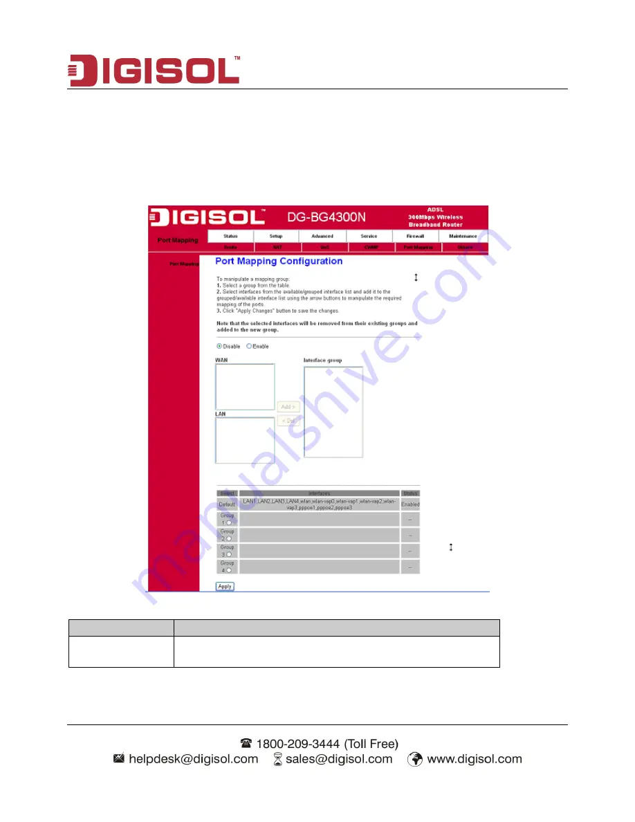 Digisol DG-BG4300N User Manual Download Page 68