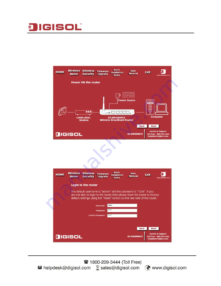 Digisol DG-BR4000E User Manual Download Page 24