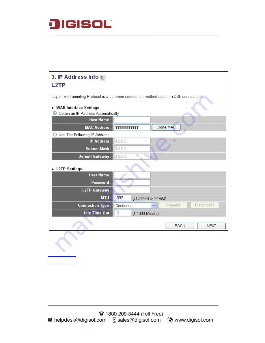 Digisol DG-BR4313NG User Manual Download Page 46