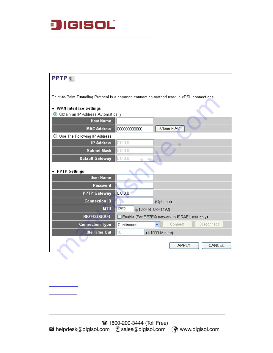 Digisol DG-BR4313NG User Manual Download Page 62