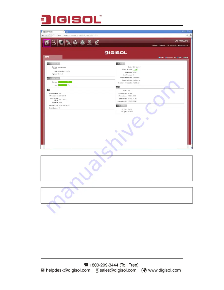 Digisol DG-HR1020S User Manual Download Page 11